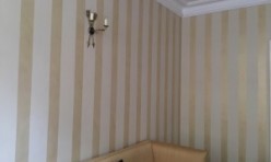 HAND PAINTED GOLDEN STRIPES